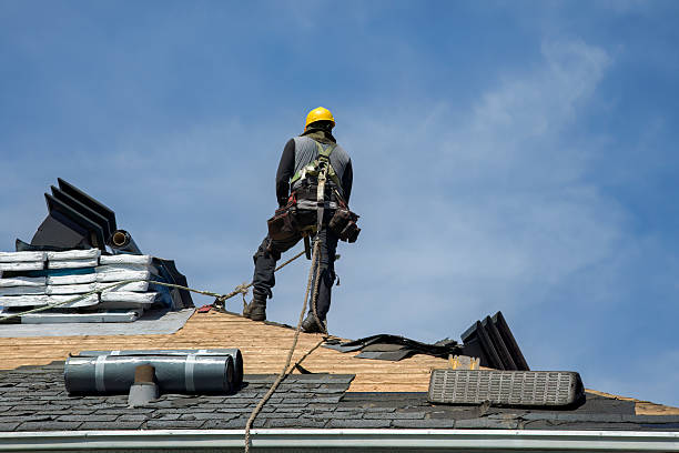 Professional Roof Replacement technician working in Chesapeake Beach, MD